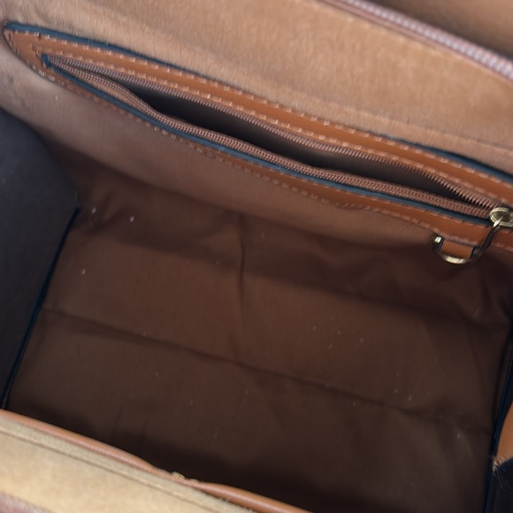 Camel Croc Pattern Satchel - Picture 6 of 6